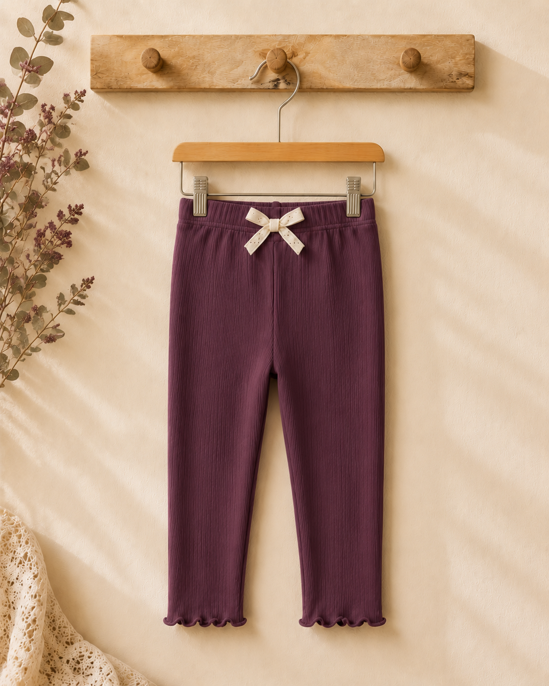 Mulberry Knit Leggings: Pre-Order