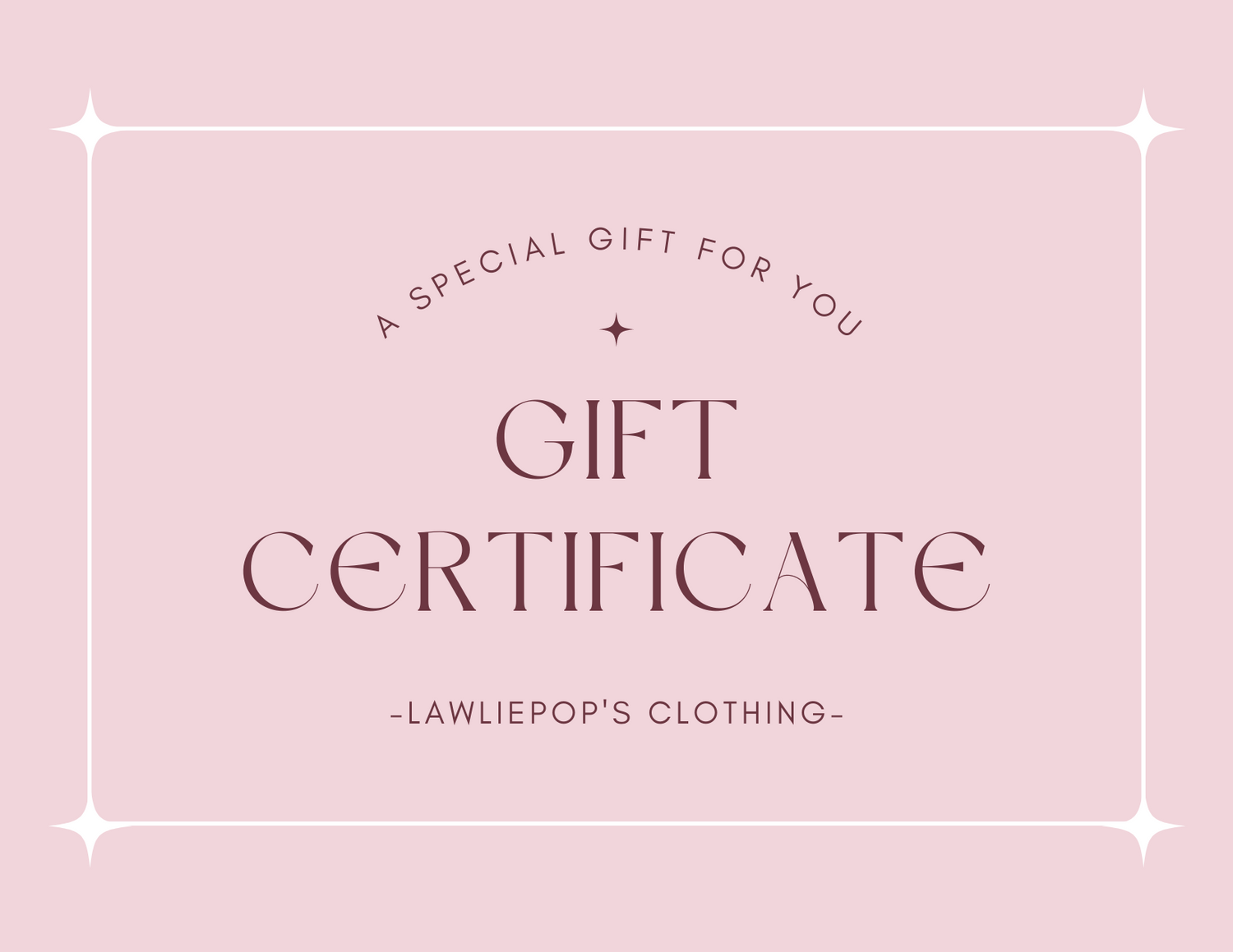 Gift Certificates