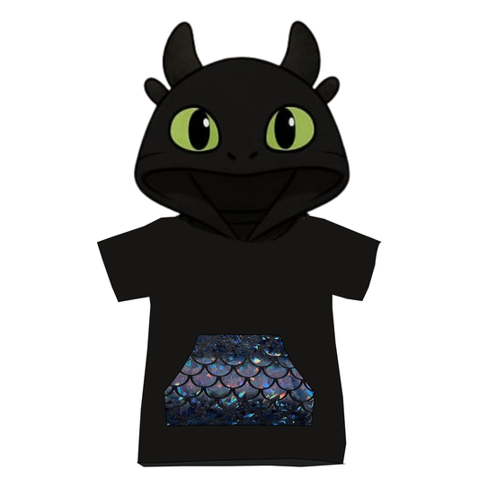 Night Wing Dragon Rider Top- Preorder