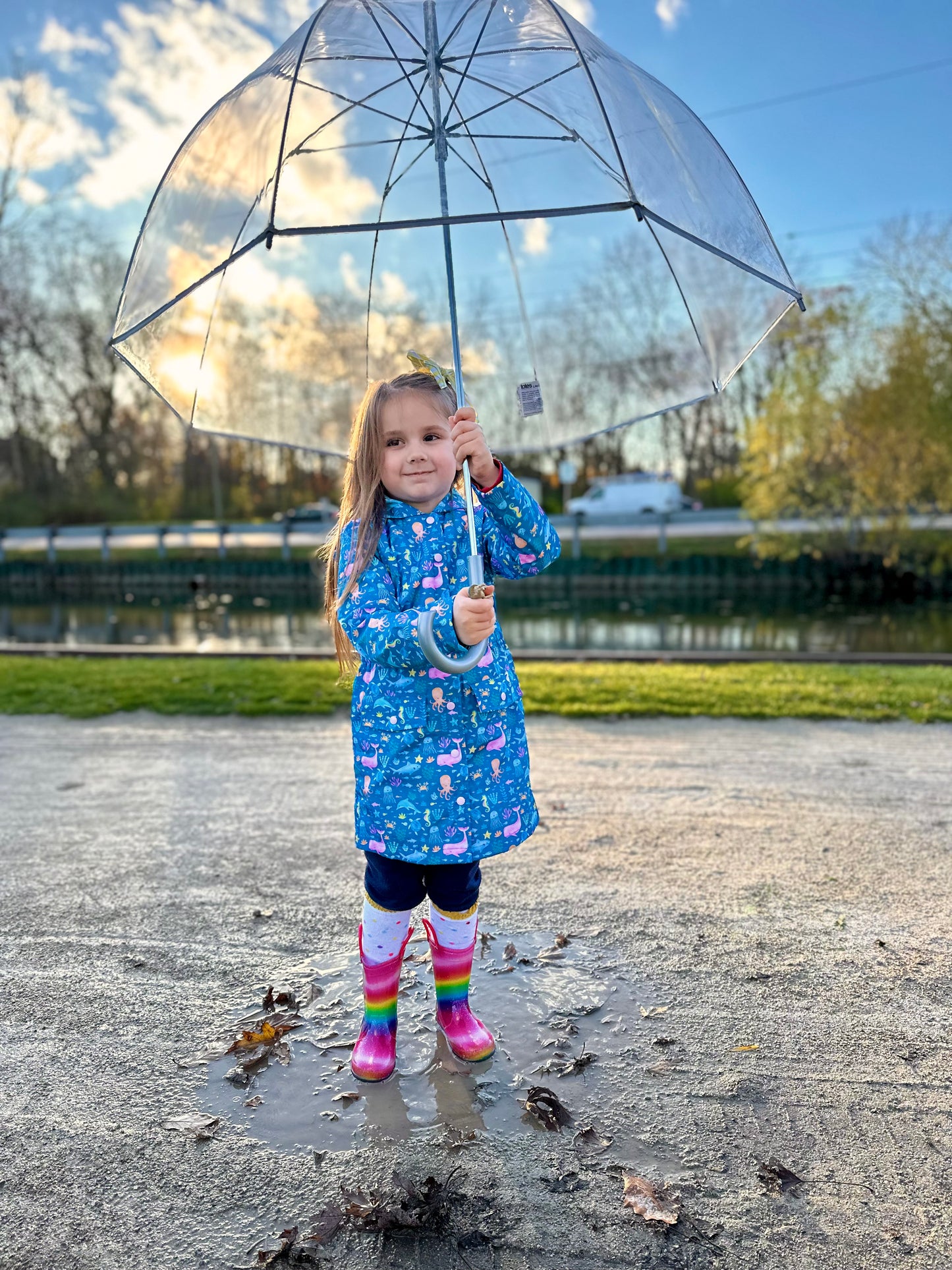 Ocean Waves Raincoat