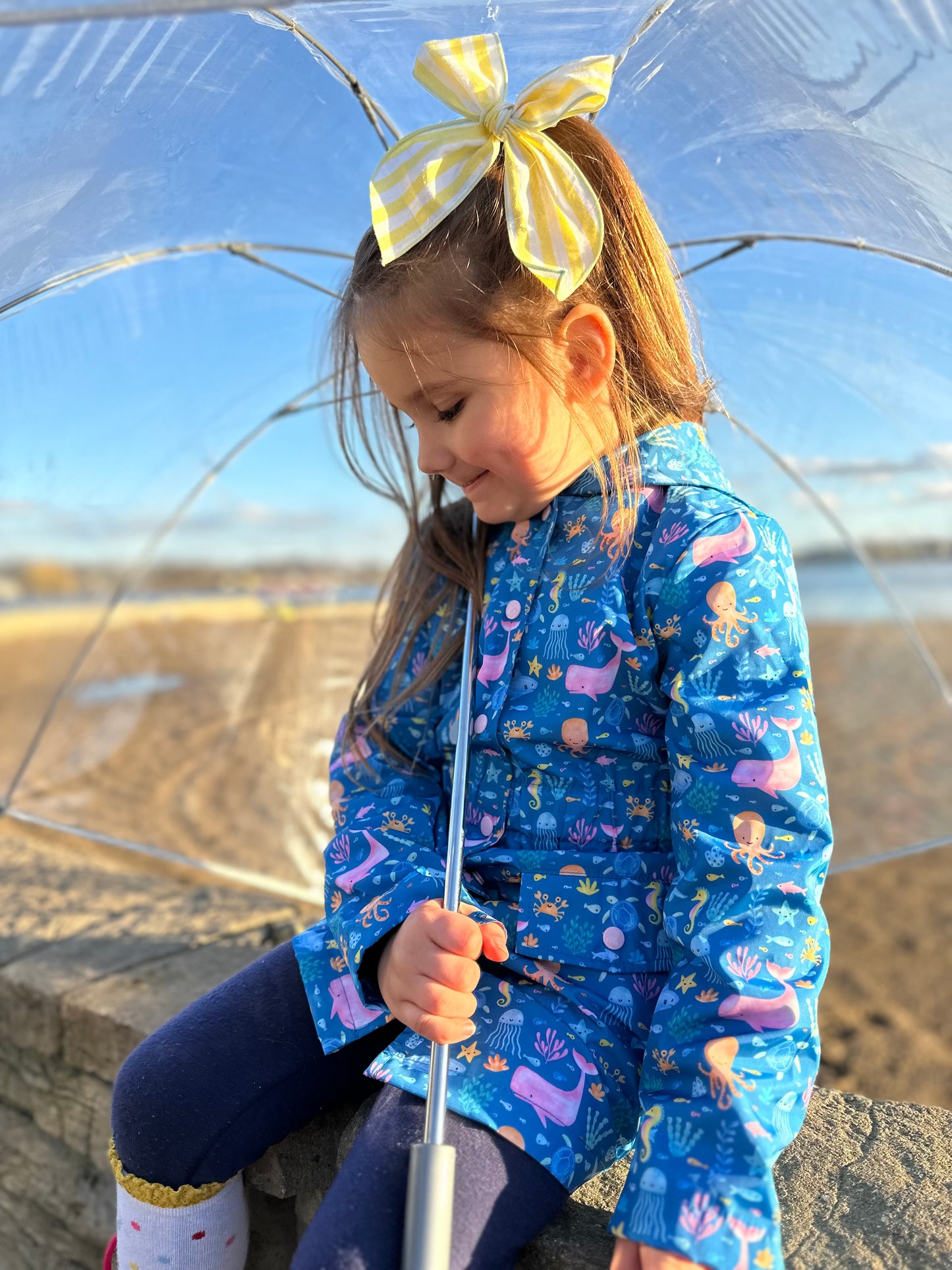 Ocean Waves Raincoat