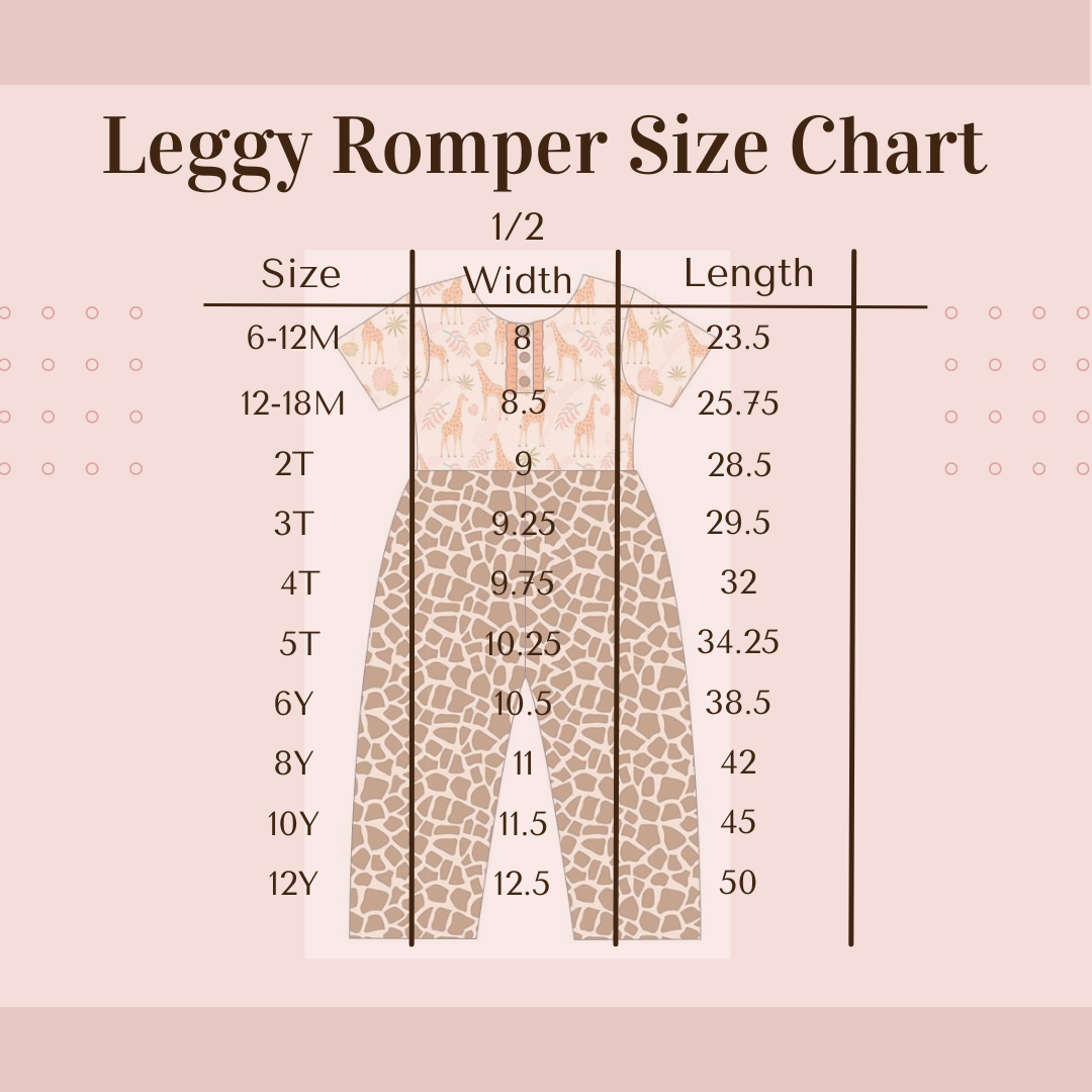 Giraffe Leggy Romper