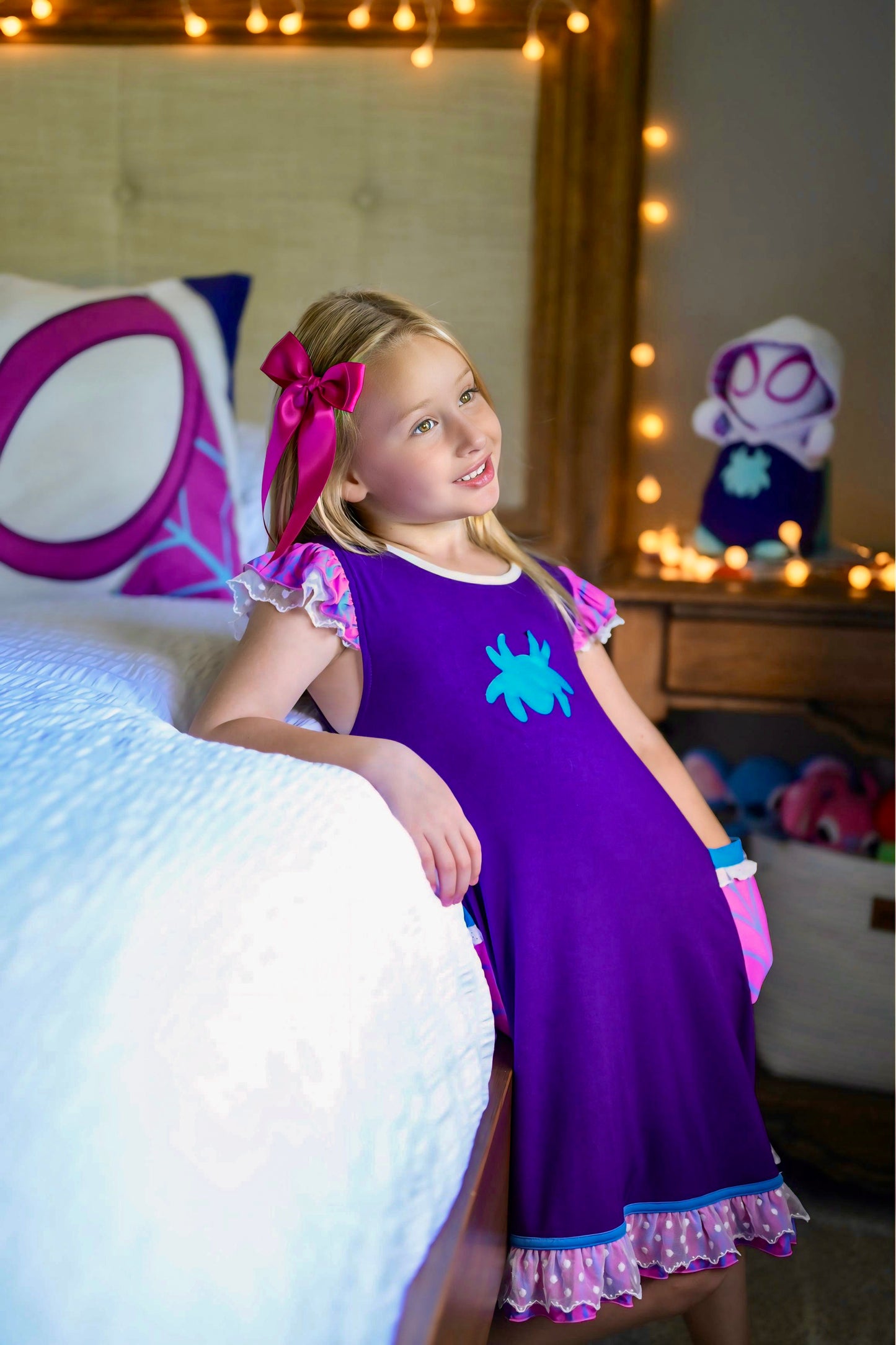 Sparkle Spider Lounge Gown