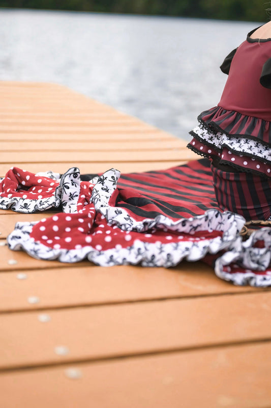 Crimson Captain Beach Blanket — Extended TAT